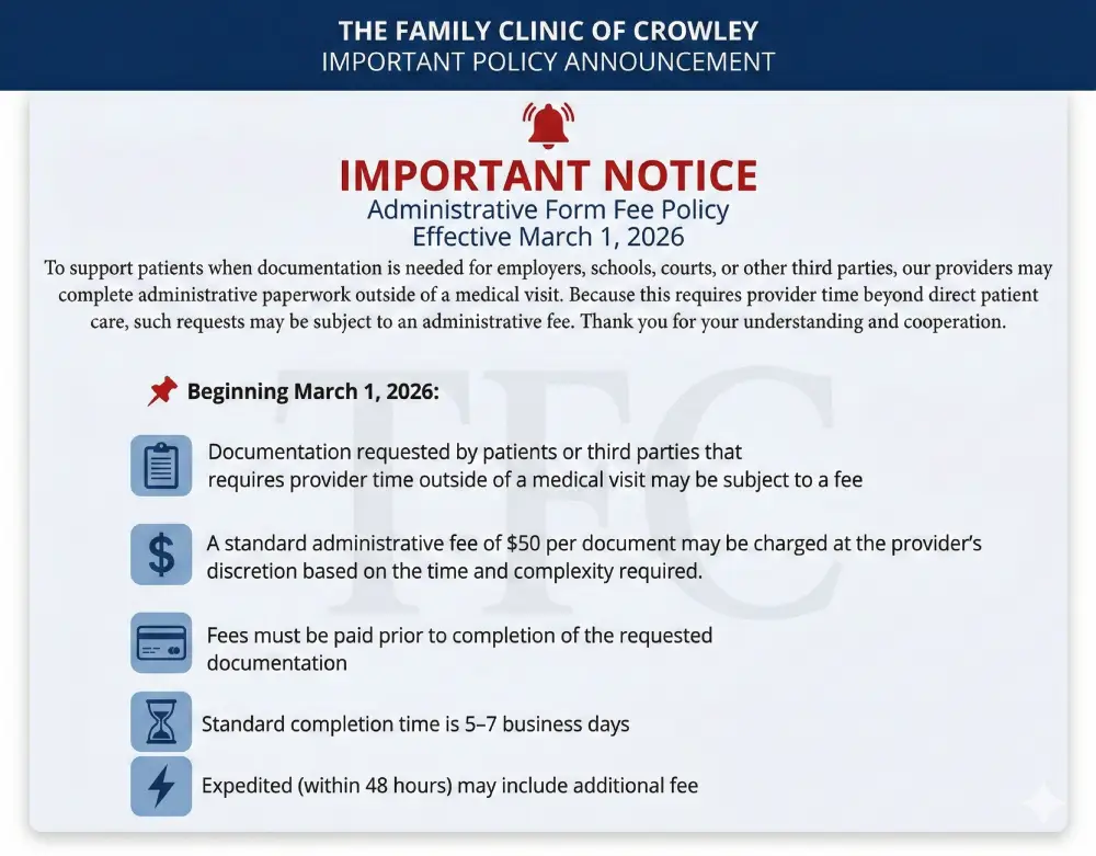 Administrative Form Fee